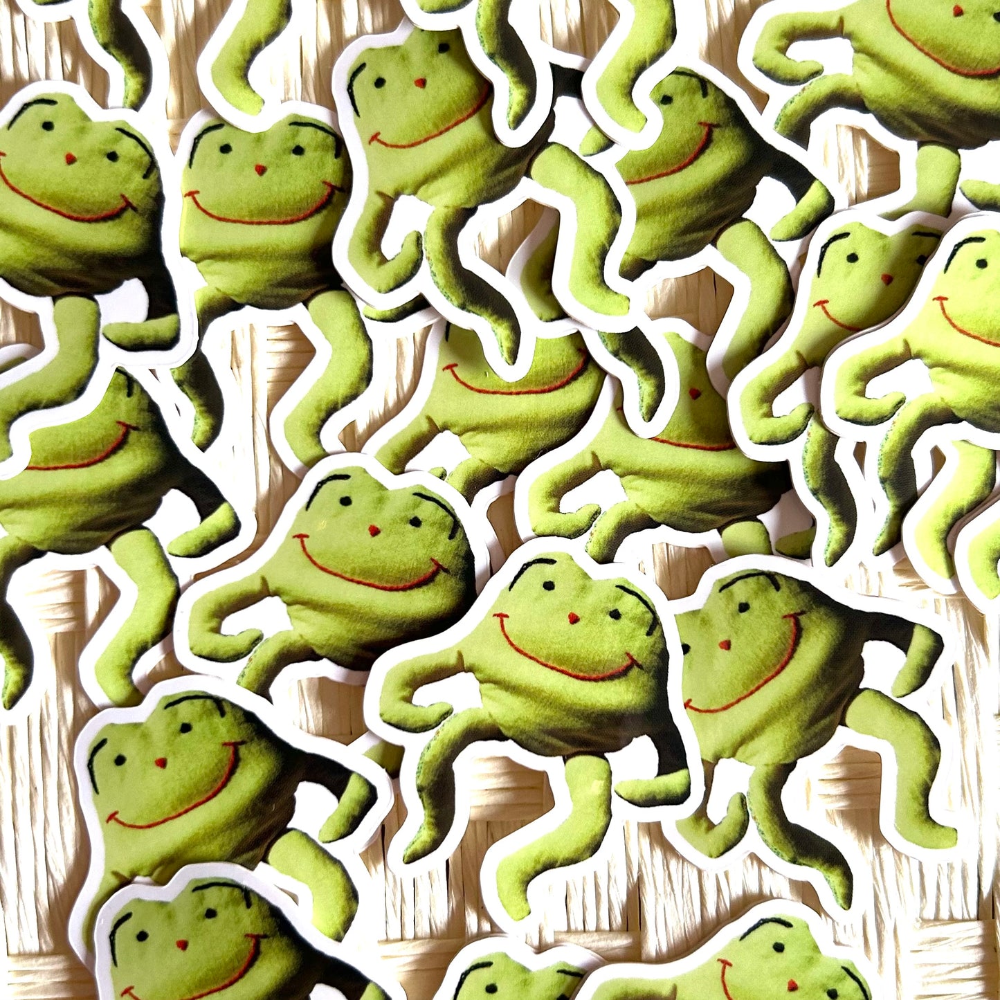2β Bean Frog Sticker