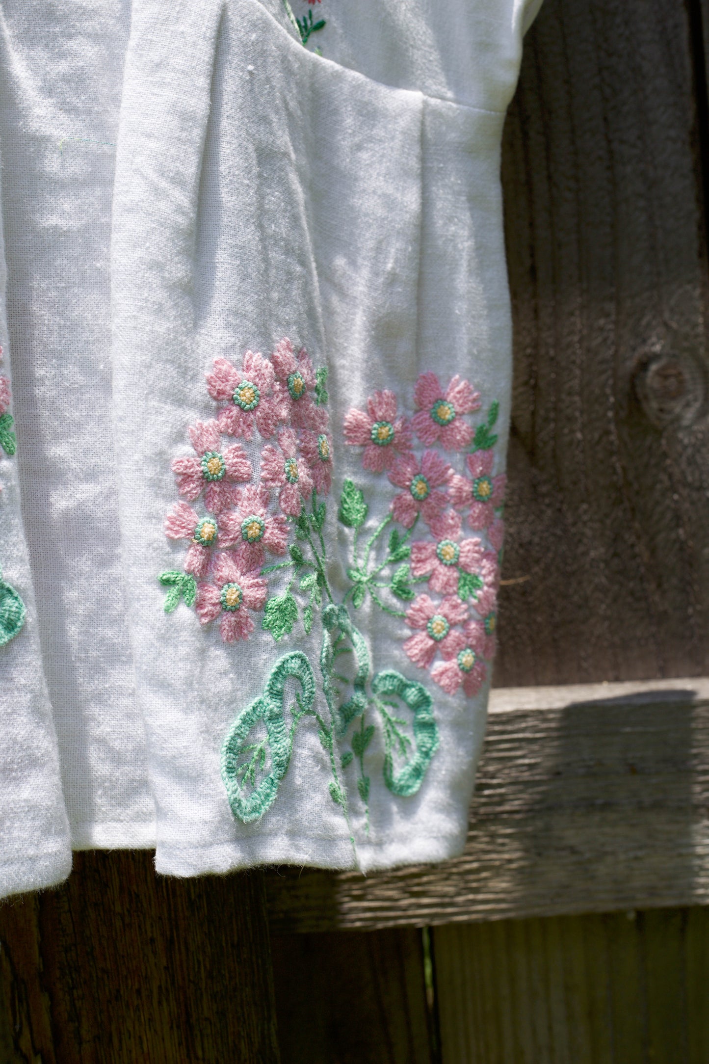 Grandma's Old Linens Folk Top