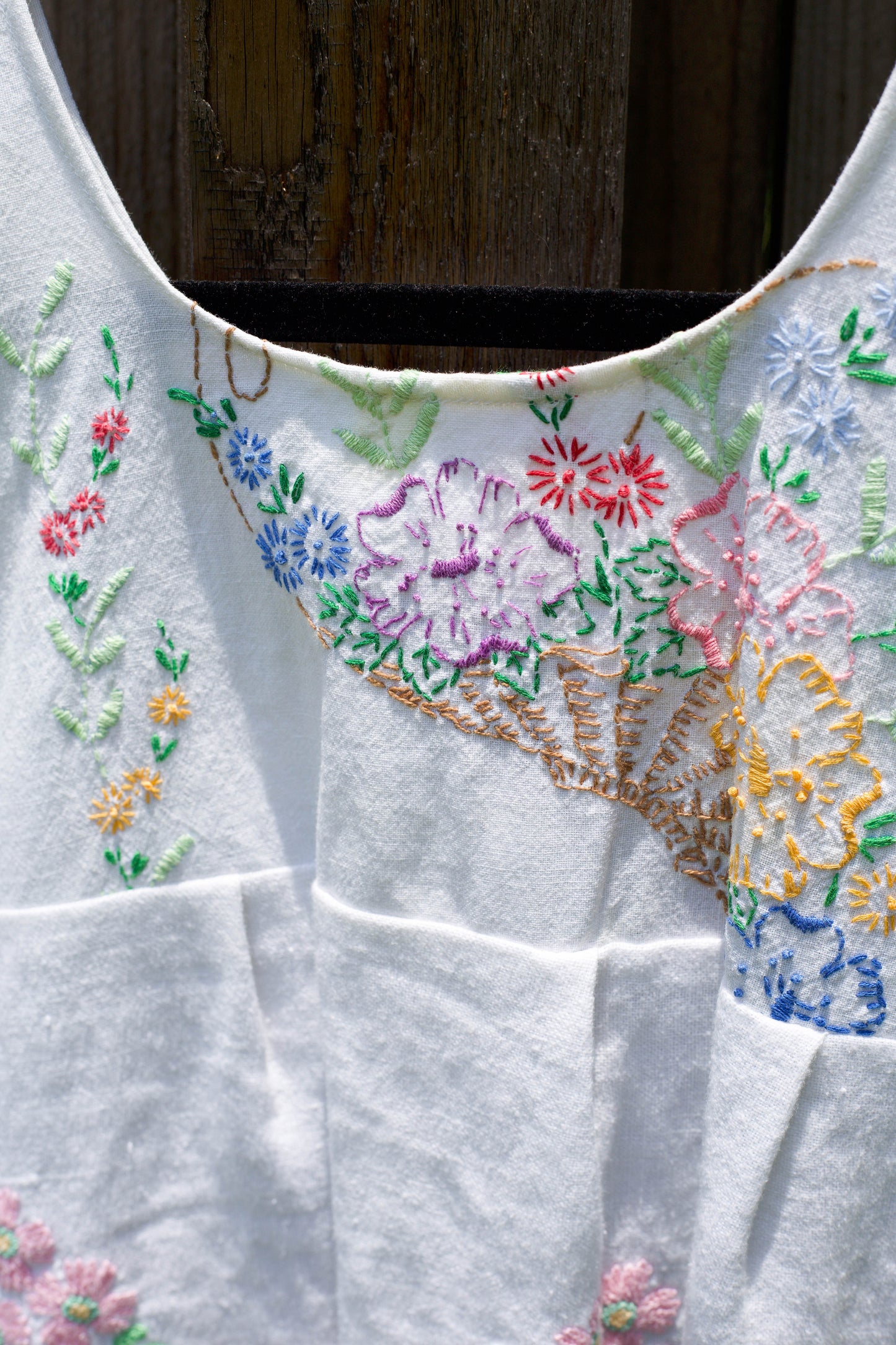 Grandma's Old Linens Folk Top