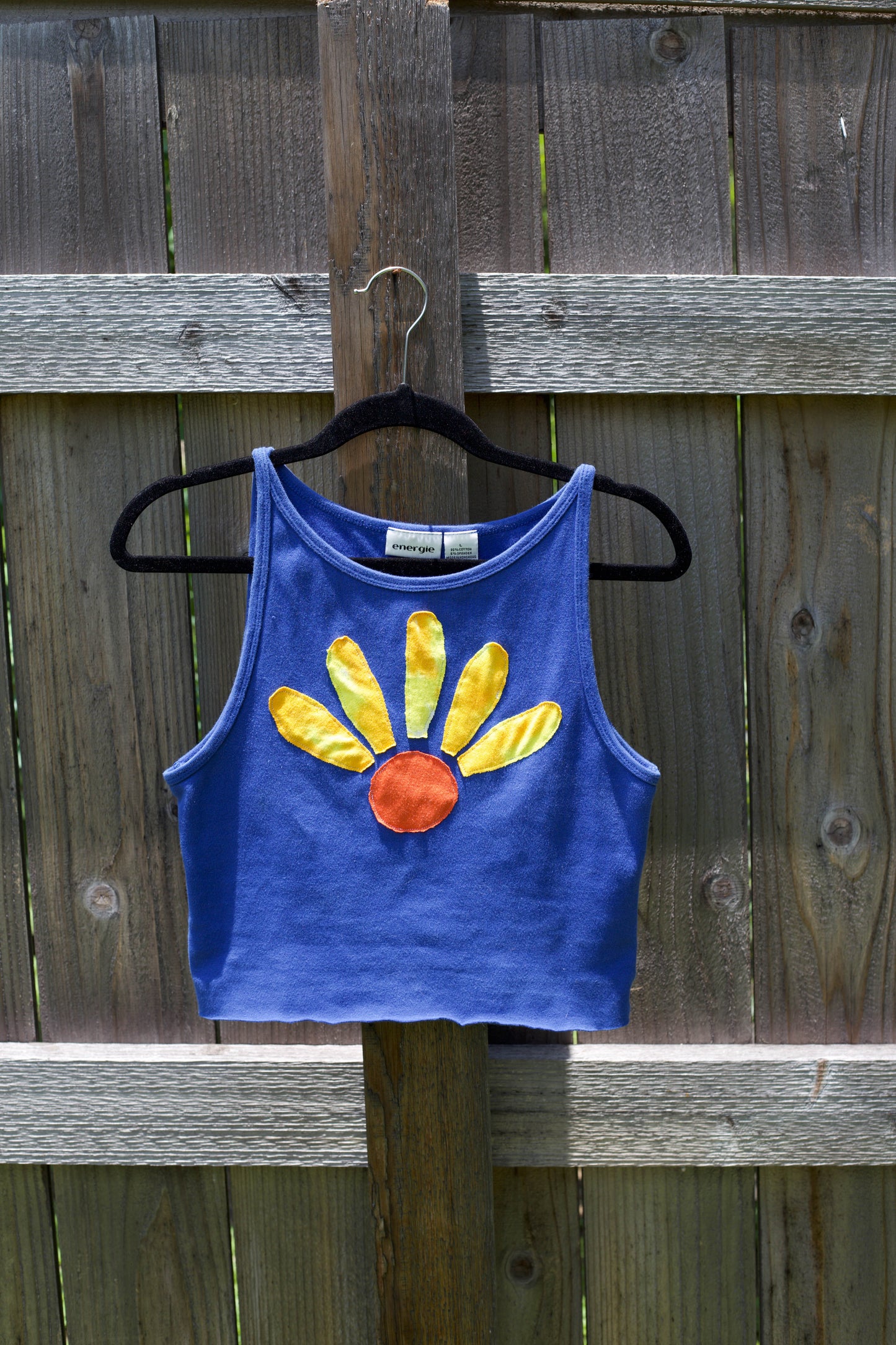 Glass Half Full Daisy Crop Top